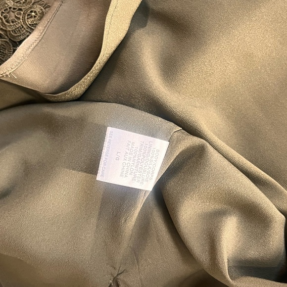 CAMI NYC The Charlie Silk Cami in Olive NWOT - Picture 7 of 10